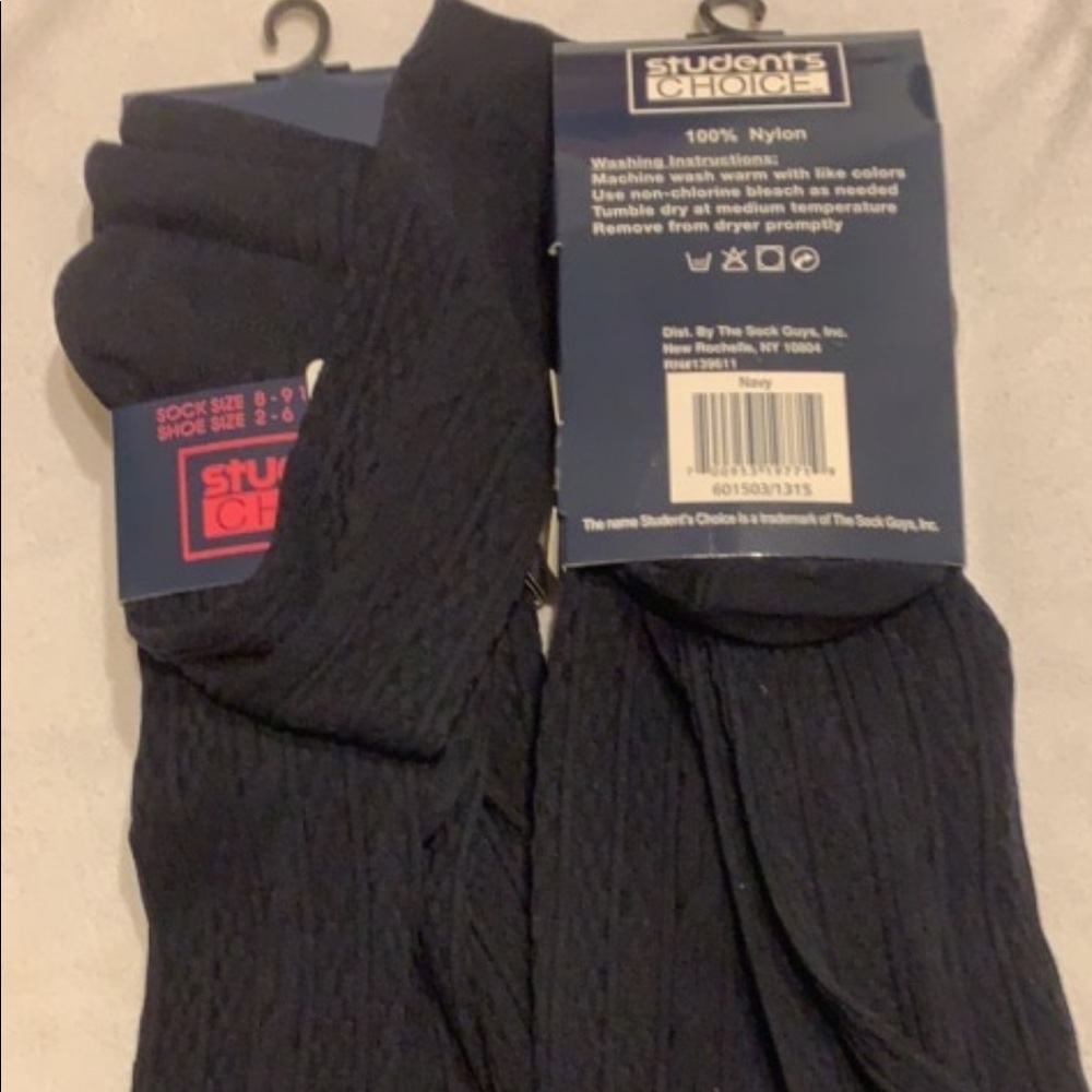 Uniform school girls socks size 8/10